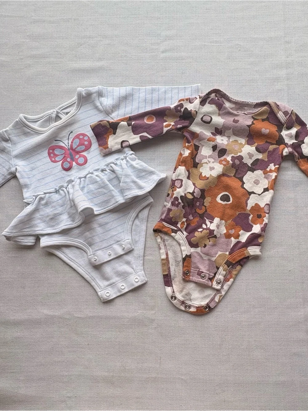 Baby Girls 3-6 Months Bodysuit Lot 15 Piece Carter’s Old Navy Pekkle